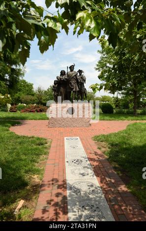 Philadelphia, USA - May 29, 2018: Monument to Scottish Immigrants in Philadelphia, PA, USA. Stock Photo