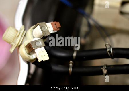 Inlet water valve of automatic electric washing machine that need to be ...