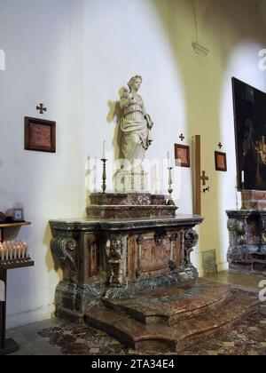 Duomo di Taormina, basilica cattedrale di San Nicolò di Bari, Taormina Cathedral, Taormina, Messina, Sicily, Sicilia, Italy, Europe Stock Photo