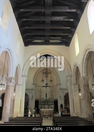 Duomo di Taormina, basilica cattedrale di San Nicolò di Bari, Taormina Cathedral, Taormina, Messina, Sicily, Sicilia, Italy, Europe Stock Photo