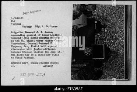 Brigadier General J.R. Jones delivers a Thanksgiving message to over ...