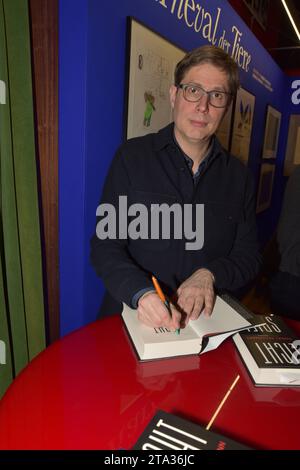 Daniel Kehlmann, Lichtspiel, Lesung, Buchpräsentation, 2023, Salzburg, Manfred Siebinger *** Daniel Kehlmann, light show, reading, book presentation, 2023, Salzburg, Manfred Siebinger Credit: Imago/Alamy Live News Stock Photo