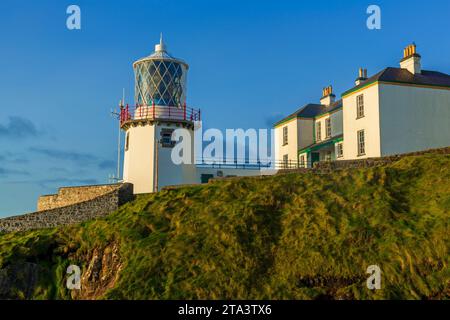 Blackhead Lighthouse, County Antrim, Northern Ireland, United Kingdom Stock Photo