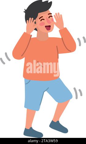 attention deficit hyperactivity disorder teenager Stock Vector