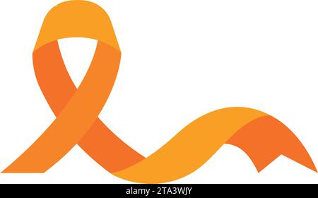 attention deficit hyperactivity disorder ribbon illustration Stock Vector