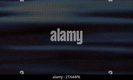 waves of colorful points. Digital data splash of point array. Futuristic smooth glitch UI element Stock Vector