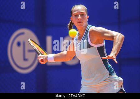 Diane Parry (France). Argentina Open WTA 202 Stock Photo