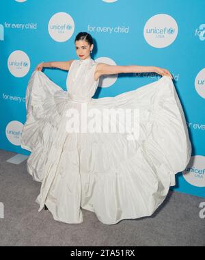 Aria Mia Loberti wearing dress by Jean-Baptiste Valle attends the 2022