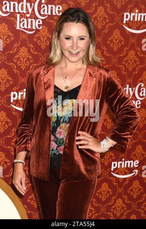 Los Angeles, Ca. 28th Nov, 2023. Beverley Mitchell at the LA Premiere of Candy Cane Lane at Regency Village Theater in Los Angeles, California on November 28, 2023. Credit: Jeffrey Mayer/Jtm Photos/Media Punch/Alamy Live News Stock Photo