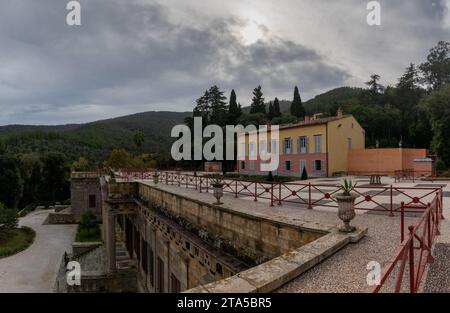 Portoferraio, Italy - 14 November, 2023: view of the Villa San Martino residence of Napoleon's exile on Elba Stock Photo