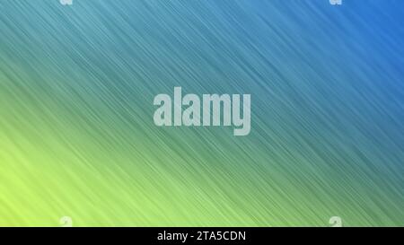 Diagonal yellow to light green to blue color gradient lines. Abstract striped & colorful background in 4k resolution for poster, banner, brochure etc. Stock Photo