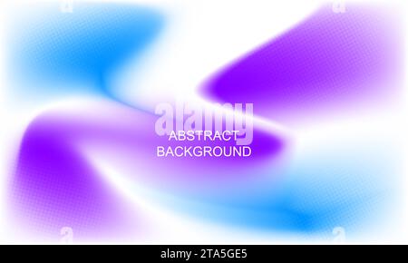 Abstract background purple and blue color tone with blurred gradient waves Vector illustration Stock Vector