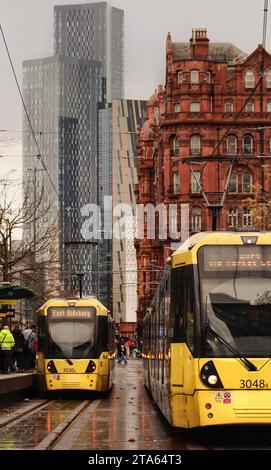 St Peter's Square Manchester Stock Photo