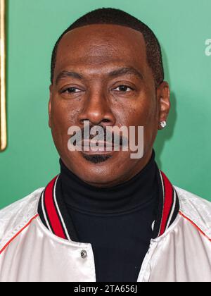 WESTWOOD, LOS ANGELES, CALIFORNIA, USA - NOVEMBER 28: American actor and comedian Eddie Murphy arrives at the World Premiere Of Amazon Prime Video's 'Candy Cane Lane' held at the Regency Village Theatre on November 28, 2023 in Westwood, Los Angeles, California, United States. (Photo by Xavier Collin/Image Press Agency) Stock Photo