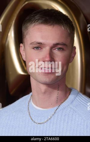 London, UK . 28 November, 2023 . HRVY pictured at the World premiere of WONKA  held at the Royal Festival Hall. Credit:  Alan D West/Alamy Live News Stock Photo