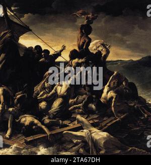 The Raft of the Medusa, by Theodore Gericault, 1818-19, Musee du Louvre ...