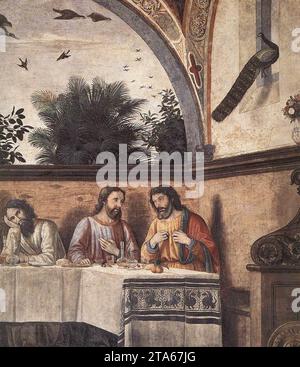 Last Supper (detail) 1480 by Domenico Ghirlandaio Stock Photo