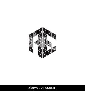 AE initial logo letters in high quality professional design that will print well across any print media Stock Vector