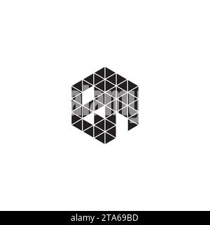 BM initial logo letters in high quality professional design that will print well across any print media Stock Vector