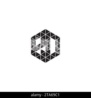 BO initial logo letters in high quality professional design that will print well across any print media Stock Vector