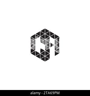 CA initial logo letters in high quality professional design that will print well across any print media Stock Vector