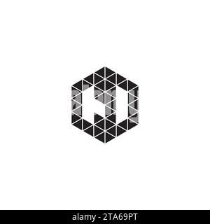 CD initial logo letters in high quality professional design that will print well across any print media Stock Vector