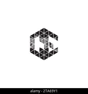 CE initial logo letters in high quality professional design that will print well across any print media Stock Vector