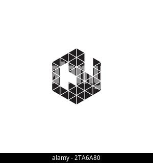 CW initial logo letters in high quality professional design that will print well across any print media Stock Vector