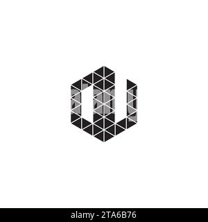 DV initial logo letters in high quality professional design that will print well across any print media Stock Vector