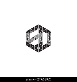 ED initial logo letters in high quality professional design that will print well across any print media Stock Vector