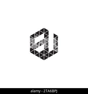 EV initial logo letters in high quality professional design that will print well across any print media Stock Vector