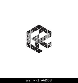 GZ initial logo letters in high quality professional design that will print well across any print media Stock Vector