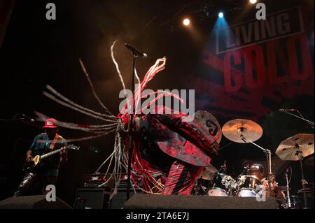 Glasgow, Scotland, UK. 28th Nov, 2023. Photographs of Corey Glover of Living Colour  performing at o2 Academy Glasgow on the 28th November 2023 Credit: Glasgow Green at Winter Time/Alamy Live News Stock Photo