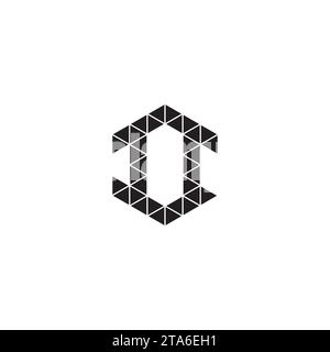 II initial logo letters in high quality professional design that will print well across any print media Stock Vector