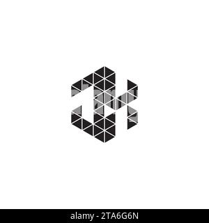 JX initial logo letters in high quality professional design that will print well across any print media Stock Vector