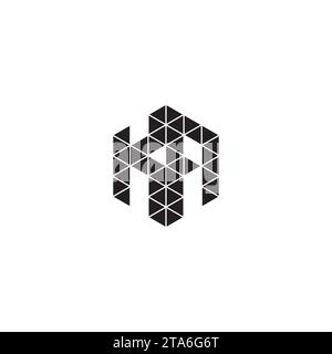 KA initial logo letters in high quality professional design that will print well across any print media Stock Vector