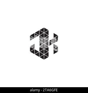 JK initial logo letters in high quality professional design that will print well across any print media Stock Vector