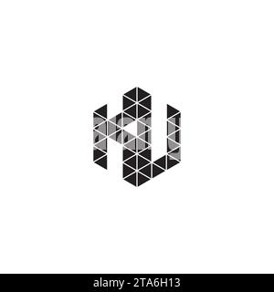 KV initial logo letters in high quality professional design that will print well across any print media Stock Vector