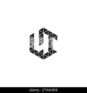 LI initial logo letters in high quality professional design that will print well across any print media Stock Vector