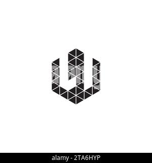 LV initial logo letters in high quality professional design that will print well across any print media Stock Vector