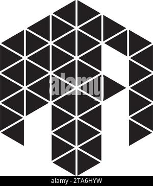 MA initial logo letters in high quality professional design that will print well across any print media Stock Vector