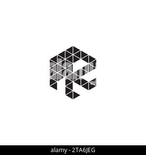 MZ initial logo letters in high quality professional design that will print well across any print media Stock Vector
