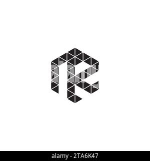 NZ initial logo letters in high quality professional design that will print well across any print media Stock Vector