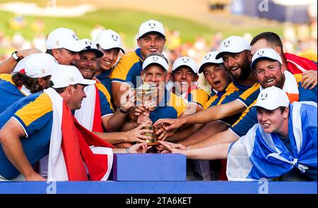 File photo dated 29/11/23 of Luke Donald who will captain Europe in the 2025 Ryder Cup at Bethpage Black in New York, Ryder Cup Europe have announced. Issue date: Wednesday November 29, 2023. Stock Photo