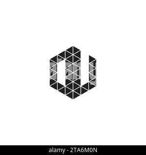 OV initial logo letters in high quality professional design that will print well across any print media Stock Vector
