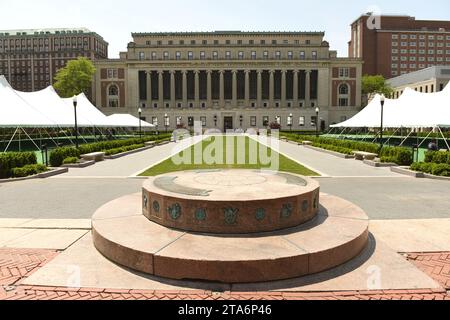 New York, USA - May 25, 2018: The Butler Library at Columbia University in New York City. Stock Photo