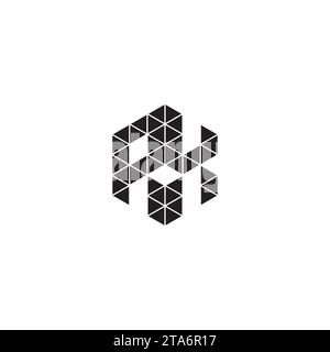 RX initial logo letters in high quality professional design that will print well across any print media Stock Vector