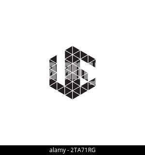 VE initial logo letters in high quality professional design that will print well across any print media Stock Vector