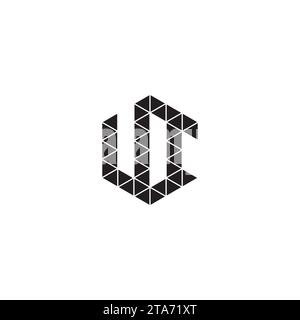 VI initial logo letters in high quality professional design that will print well across any print media Stock Vector