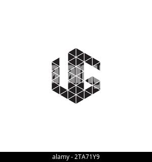 VG initial logo letters in high quality professional design that will print well across any print media Stock Vector